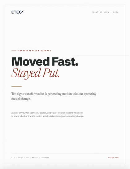 Moved Fast. Stayed Put.